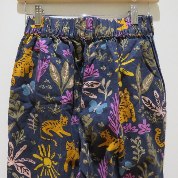 PRINCESS HIGHWAY X MODCLOTH Linen Blend Tiger Print Cropped Pull On Pants Size S - Picture 10 of 13